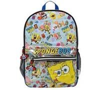 Spongebob officiel Squarepants Blue Sac à dos - Daypack - Sac scolaire Multicolore G
