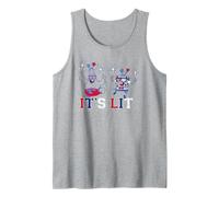 Spongebob Squarepants 4th of July It's Lit Patriotic Party Débardeur