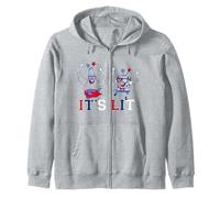 Spongebob Squarepants 4th of July It's Lit Patriotic Party Sweat à Capuche