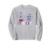 Spongebob Squarepants 4th of July It's Lit Patriotic Party Sweatshirt