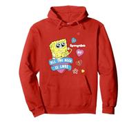 Spongebob Squarepants All You Need is Love Valentine's Day Sweat à Capuche