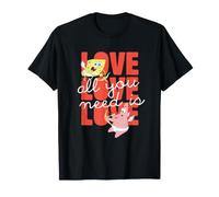 Spongebob Squarepants All You Need is Love Valentine's Day T-Shirt