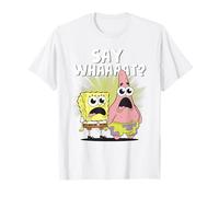 Spongebob Squarepants and Patrick Say What T-Shirt