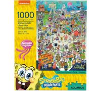 Aquarius Puzzle Bob L'éponge Cast – 1000 pièces