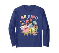 Spongebob Squarepants Be Kind Bikini Bottom Crew Manche Longue