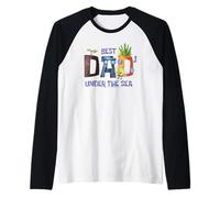 SpongeBob SquarePants Best Dad Under the Sea Cartoon Manche Raglan