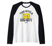 Spongebob Squarepants Big Guy Text Lean Manche Raglan