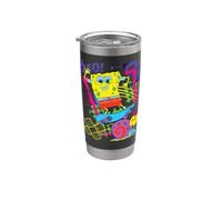 Spongebob Squarepants Born To Shred! Gobelet isotherme en acier inoxydable double paroi