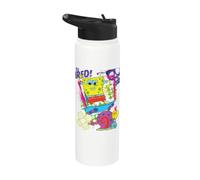 Spongebob Squarepants Born To Shred! Stainless Steel Insulated Water Bottle