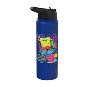 Spongebob Squarepants Born To Shred! Stainless Steel Insulated Water Bottle