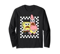 Spongebob Squarepants Checkerboard Spongebob & Patrick Manche Longue