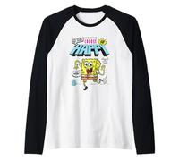 Spongebob Squarepants Choose to Be Happy Manche Raglan