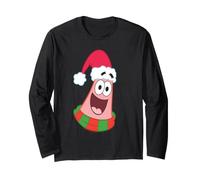Spongebob Squarepants Christmas Santa Hat Patrick Manche Longue