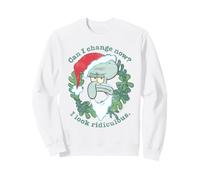Spongebob Squarepants Christmas Santa Hat Squidward Sweatshirt