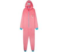 SPONGEBOB SQUAREPANTS Combinaison Pyjama Homme et Ado, S -3XL, Grenouillere Adulte à Capuche, Maison Loungewear (L, Rose Patrick)