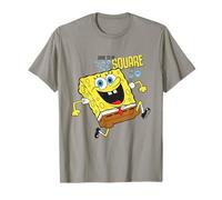 Spongebob Squarepants Dare to Be Square Happy T-Shirt
