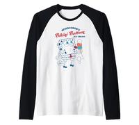 Spongebob Squarepants Enjoying The Bikini Bottom Ice Cream Manche Raglan