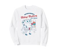 Spongebob Squarepants Enjoying The Bikini Bottom Ice Cream Sweatshirt