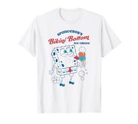 Spongebob Squarepants Enjoying The Bikini Bottom Ice Cream T-Shirt
