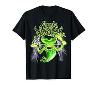 Spongebob Squarepants Flying Dutchman Neon Green & Lightning T-Shirt