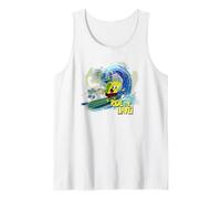 Spongebob Squarepants Fun 90s Ride The Wave Surf Débardeur