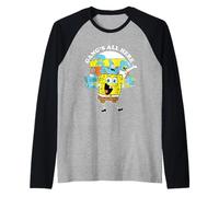 Spongebob Squarepants Gang's All Here Manche Raglan