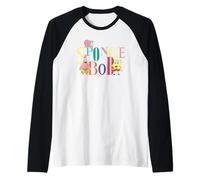 Spongebob Squarepants Gary Patrick Letter Art Manche Raglan