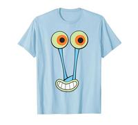 Spongebob Squarepants Gary Snail Smile T-Shirt, Homme, Bleu Céleste, L