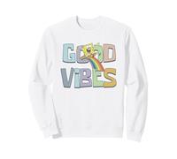 Spongebob Squarepants Good Vibes Rainbow Ride Sweatshirt