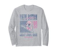 SpongeBob SquarePants Great Snail Race '99 Vintage Cartoon Manche Longue