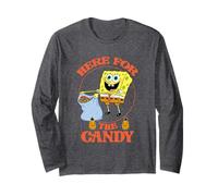 Spongebob Squarepants Here for The Candy Halloween Manche Longue