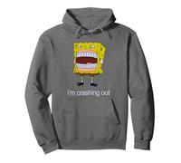Spongebob Squarepants I'm Crashing Out Meme Funny Cartoon Sweat à Capuche