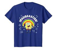 Spongebob Squarepants Imagination! T-Shirt, Enfant, Bleu Royal, 2 Ans