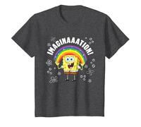 Spongebob Squarepants Imagination! T-Shirt, Enfant, Chiné Foncé, 3 Ans