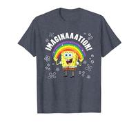 Spongebob Squarepants Imagination! T-Shirt, Homme, Bleu Chiné, 3XL