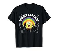 Spongebob Squarepants Imagination! T-Shirt, Homme, Noir, L