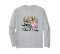 Spongebob Squarepants It Easy Cowboy Western Aesthetic Manche Longue