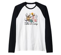 Spongebob Squarepants It Easy Cowboy Western Aesthetic Manche Raglan