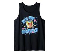 Spongebob Squarepants It's My Birthday Bold Bubble Letters Débardeur