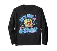 Spongebob Squarepants It's My Birthday Bold Bubble Letters Manche Longue