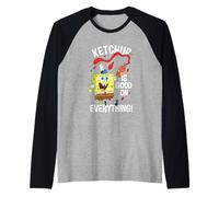 Spongebob Squarepants Ketchup is Good on Everything Cute Manche Raglan