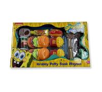 Spongebob Squarepants Krabby Patty Ensemble de Jeu de Repas interactif en Plastique pour Enfants et Tout-Petits
