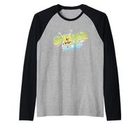 Spongebob Squarepants Logo Happy Face Manche Raglan