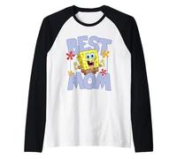 Spongebob Squarepants Mother's Day Best Mom Manche Raglan