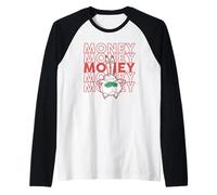 Spongebob Squarepants Mr. Krabs Money Stack Manche Raglan
