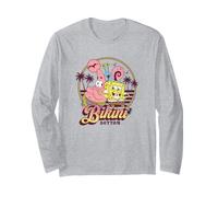 Spongebob Squarepants Patrick Gary Retro Sunset Manche Longue