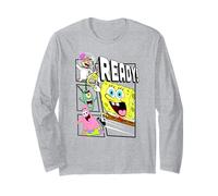 Spongebob Squarepants Patrick Sandy and Plankton Ready Team Manche Longue