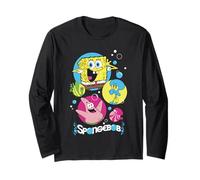Spongebob Squarepants Patrick Squidward Bubbles Manche Longue
