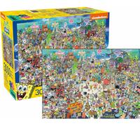 Aquarius Puzzle Bob l'éponge – 3000 pièces – Licence officielle, sans reflet, 81,3 x 114,3 cm