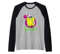 Spongebob Squarepants Ready for Work, comédie Classique des années 90 Manche Raglan